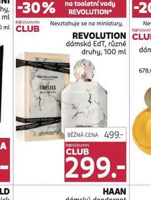 Rossmann Revolution dámská edt nabídka