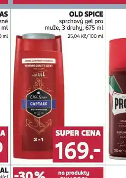 Rossmann Old spice sprchový gel nabídka