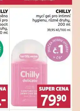 Rossmann Chilly mycí gel pro intimní hygienu nabídka