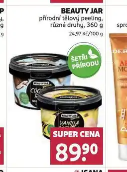 Rossmann Beauty jar přírodní tělový peeling nabídka