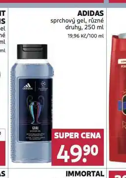 Rossmann Adidas sprchový gel nabídka