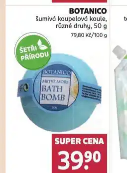 Rossmann Botanico šumivá koupelová koule nabídka