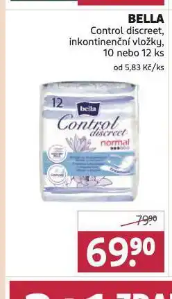 Rossmann Bella inkontinenční vložky nabídka