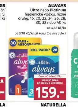 Rossmann Always hygienické vložky nabídka