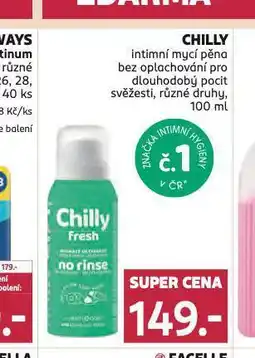 Rossmann Chilly intimní mycí pěna nabídka