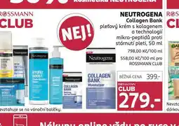 Rossmann Neutrogena collagen bank krém nabídka