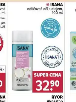 Rossmann Isana odličovač očí s olejem nabídka