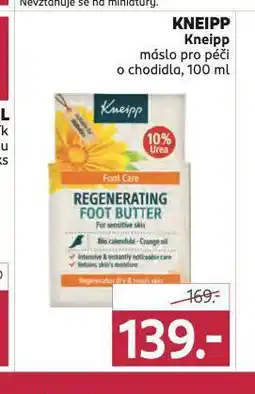 Rossmann Kneipp máslo pro péči o chodidla nabídka