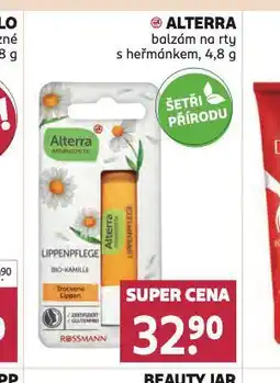 Rossmann Alterra balzám na rty s heřmánkem nabídka