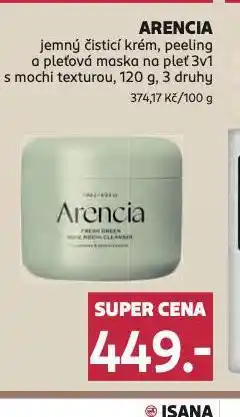 Rossmann Arencia jemný čistící krém nabídka