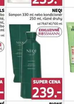 Rossmann Neqi šampon nabídka