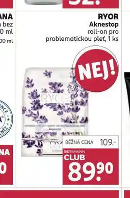 Rossmann Ryor aknestop roll-on nabídka