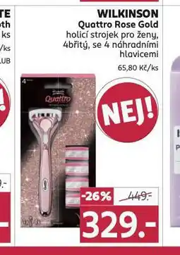 Rossmann Wilkinson holicí strojek nabídka