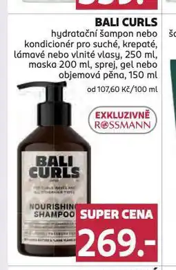 Rossmann Bali curls maska nabídka