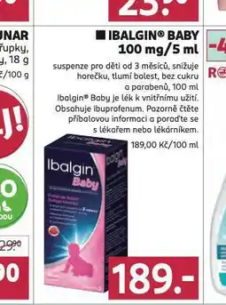 Rossmann Ibalgin baby nabídka