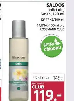 Rossmann Saloos holicí olej nabídka