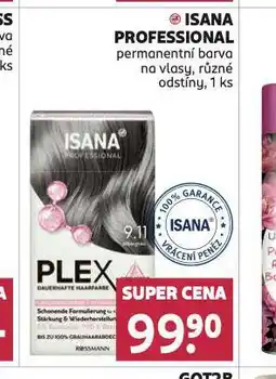 Rossmann Isana professional permanentní barva na vlasy nabídka