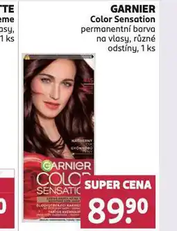 Rossmann Garnier color sensation permanentní barva na vlasy nabídka