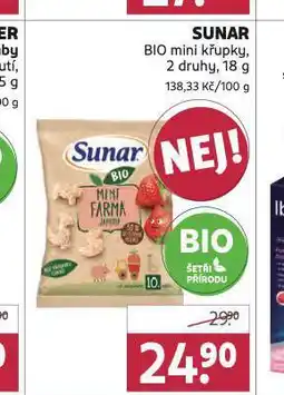 Rossmann Sunar bio mini křupky nabídka