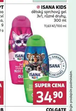 Rossmann Isana kids dětský sprchový gel nabídka