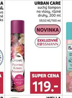 Rossmann Urban care suchý šampon nabídka