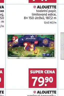 Rossmann Alouette toaletní papír nabídka