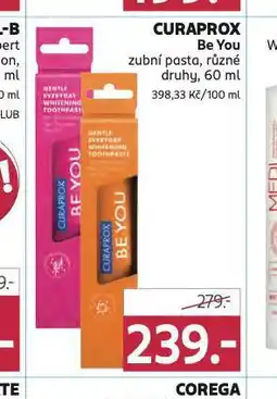 Rossmann Curaprox be you zubní pasta nabídka