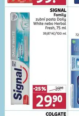 Rossmann Signal zubní pasta nabídka