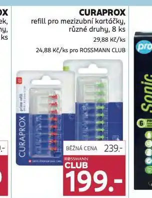 Rossmann Curaprox refill pro mezizubní kartáčky nabídka