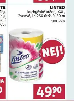 Rossmann Linteo kuchyňské utěrky xxl nabídka