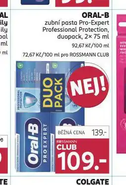 Rossmann Oral-b zubní pasta nabídka
