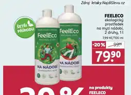 Rossmann Feeleco ekologický prostředek na mytí nádobí nabídka