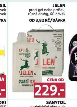 Rossmann Jelen prací gel, prášek nabídka