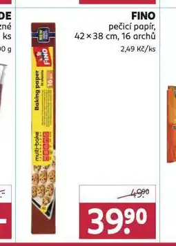 Rossmann Fino pečící papír nabídka