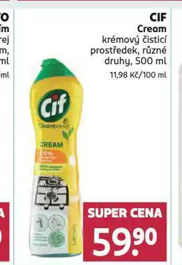 Rossmann Cif cream krémový čistící prostředek nabídka