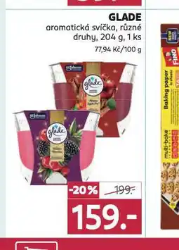Rossmann Glade aromatická svíčka nabídka