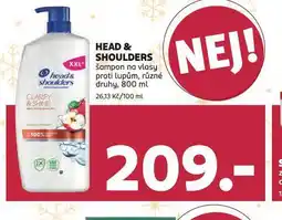 Rossmann Head&shoulders šampon nabídka