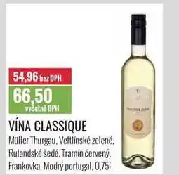 Ratio VÍNA CLASSIQUE 0,75l nabídka