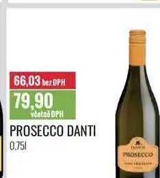Ratio PROSECCO DANTI 0,75l nabídka