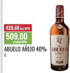 Ratio ABUELO AÑEJO 40% 1l nabídka