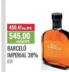 Ratio BARCELÓ IMPERIAL 38% 0,7l nabídka