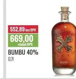 Ratio BUMBU 40% 0,7l nabídka