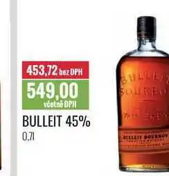 Ratio BULLEIT 45% 0,7l nabídka