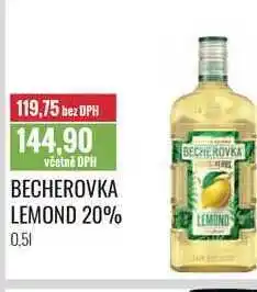 Ratio BECHEROVKA LEMOND 20% 0,5l nabídka