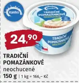 Coop hb Ranko Tradiční pomazánkové nabídka