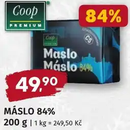 Coop hb Máslo 84% nabídka