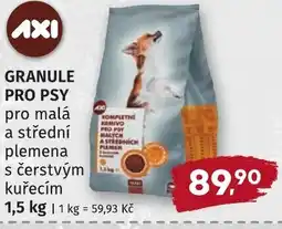 Coop hb Granule pro psy pro malá a střední plemena s čerstvým kuřecím nabídka