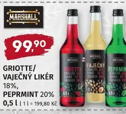 Coop hb Griotte/ vaječný likér 18%, peprmint 20% nabídka