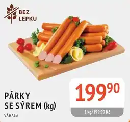 Coop hb Párky se sýrem (kg) nabídka