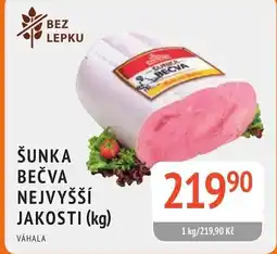 Coop hb Šunka bečva nejvyšší jakosti (kg) nabídka